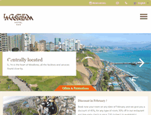 Tablet Screenshot of castellanahotel.com